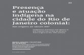 Prefeitura da Cidade do Rio de Janeiro - 33 Presença e ...wpro.rio.rj.gov.br/revistaagcrj/wp-content/uploads/2019/...Os Tupinambá da Guanabara (Tamoio) nem sempre foram inimigos