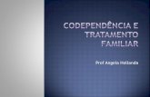 Prof Angela Hollanda - Clínica Jorge Jaber · A codependência é um transtorno emocional definido entre as décadas de 70 e 80, primeiramente relacionado aos familiares de dependentes