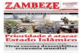 Prioridade é atacar Estado Islâmico · 2020. 1. 30. · Director: Ângelo Munguambe|Editor: Egídio Plácido | Maputo, 30 de Janeiro de 2020 |Ano XIV l nº 889 50,00 mt z ai às