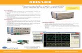 ODIN1400 - lynxtec.com.br · Liga pressão baixa (SM 0 a 3 - Low Pressure) 04 saídas a relé, contato SPST, com capacidade: 24 VDC @ 1 A, conector M12/4P Liga pressão alta (SM 0