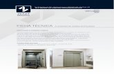 FICHA TÉCNICA · 2019. 7. 17. · Os elevadores de carga VERTCARGO seguem as diretrizes da norma NBR 14712:2013–ABNT. A casa de máquinas deve ser preferencial-mente na parte superior