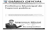 Esta edição encontra-se disponível no site …pmtaperoa.transparenciaoficialba.com.br/arquivos/publica... · 2020. 1. 20. · FUNDAMNETAÇÃO LEGAL: Caput do art. 25,da Lei 8666/93,