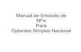 Manual de Emiss££o de NFe Para Optantes Simples ... 2019/04/08 ¢  Manual de Emiss££o de NFe Para Optantes