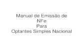 Manual de Emiss££o de NFe Para Optantes Simples ... Manual de Emiss££o de NFe Para Optantes Simples
