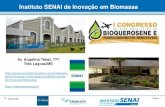 Instituto SENAI de Inovação em Biomassa - Ubrabio · Briquete de Castanha 4817,56 Briquete de resíduo I de Açaí 4771,46 Briquete de resíduo II e de Açaí 4003,32 Briquete de