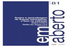 miolo Em Aberto 81 - Ensino de línguas estrangeiras.pdfMarta Kohl de Oliveira (USP) Miguel Arroyo (UFMG) ... interação e contribui para a busca de soluções pedagógicas para o