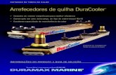 Arrefecedores de quilha DuraCooler - Marine Office · 2020. 8. 31. · principal e auxiliares para aplicações em cascos de madeira, aço e fibra de vidro. Ele é usado em todo o