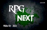 Mídia Kit - 2020 - RPG Next · Regras do GURPS 4e #RdGURPS4e O Regras do GURPS 4e são programas de áudio de entretenimento com tema de conteúdo técnico do sistema de RPG do jogo