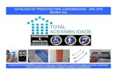CATÁLOGO DE PRODUTOS PARA ACESSIBILIDADE - ANO …totalacessibilidade.com.br/wp-content/uploads/2018/04/Catálogo-produtos...Concreto Medidas 33x33x2cm / 49x49x2cm Cores Cinza Natural