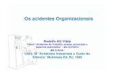 Os acidentes Organizacionais · 2016. 6. 16. · Os acidentes Organizacionais Rodolfo AG Vilela Fórum “Acidentes de Trabalho: analise, prevenção e aspectos associados” - dia