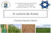 A cultura da Aveia - Biblioteca AGPTEA€¦ · A cultura da Aveia Thomas Newton Martin Universidade Federal de Santa Maria Centro de Ciências Rurais Departamento de Fitotecnia Agricultura