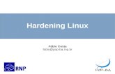 Hardening Linux · A variável TMOUT do ambiente BASH é que controla em quanto tempo o terminal será deslogado em caso de desuso. Não vem definida por padrão em sistemas Linux.