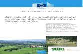Analysis of the agricultural and rural development policies of ... ... development of the agricultural