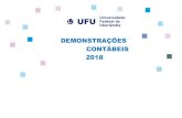 DEMONSTRAÇÕES CONTÁBEIS 2018 - UFU · Conforme dados da Secretaria do Tesou-ro Nacional, as contas públicas em 2018 re-gistraram novamente déficit e uma piora com relação ao