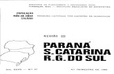 PARANÁ S. CATARINA. R.G€¦ · PRtVIA ·o .Instituto Brasileiro de Estatística, da Fundação IBGE, vem divulgando CQm regularidade, a partir de maio de 1968, algwns resultados