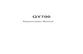 QY700 - usa.yamaha.com · reprodução de efeitos incluem uma grande quantidade de grooves com a qual pode ser reproduzida em um instante uma grande variedade de sensações diferentes