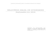 RELATÓRIO ANUAL DE ATIVIDADES - emdef.com.br · EMDEF – Relatório Anual de Atividades – 2016 4 1 – Resumo Geral de Atividades Descrição do serviço Total Unidade Área Pavimentada