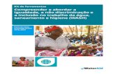 Kit de igualdade, não-discriminação e inclusão · Kit de ferramentas: Compreender e abordar a equidade e a inclusão no trabalho da água, saneamento e higiene 7 O diagrama Passos