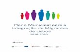 Plano Municipal para a Integração de Migrantes de Lisboa...actualizado sobre as realidades da migração na cidade de Lisboa, as necessidades e problemáticas da população migrante