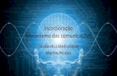 Incorporação Mecanismo das comunicações · 2020. 6. 19. · Mecanismo das comunicações Estudando a Mediunidade Martins Peralva “[...] o Espírito atua sobre os órgãos da