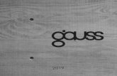 Gauss Revestimentos – Revestimentos com design ...gaussrevestimentos.com.br/.../2020/04/catalogogauss2019.pdfpelo coKreto. apresentamos a GAUSS, urna empresa do Grupo Passeio, que