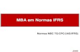 MBA em Normas IFRS - Faculdade Legale...milhões de reais). e) todas as companhias abertas e somente as companhias fechadas que tenham patrimônio líquido, na data do balanço, superior