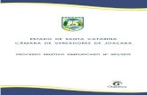 ESTADO DE SANTA CATARINA CÂMARA DE ......2019/05/02  · A Câmara de Vereadores de Joaçaba/SC, representada pela sua Presidente, a Senhora Disnéia Tereza de Marco Tonial, no uso
