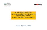 Relatório de Atividades do IDEMEstatic.paraiba.pb.gov.br/2017/07/Relatorio_IDEME... · 3 apresentaÇÃo este documento apresenta uma sÍntese sobre pesquisas, estudos, projetos e