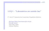 LEQ I – “Laboratórios em sentido lato”paginas.fe.up.pt/aeleq/encontro_4/labsentlato.pdf · LEQ I – “Laboratórios em sentido lato” ... • Organização dos dados fornecidos