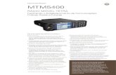 Motorola MTM5400 Spec Sheet PT 1 · • Gerenciamento de terminal sem fio • Programação “de segundo plano”; permite programar o rádio enquanto se encontra em funcionamento