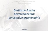 Gestão de Fundos Governamentais: perspectiva orçamentária · Vantagens X desvantagens Roteiro da apresentação. CONCEITO. Fundo é mecanismo de gestão orçamentária e financeira