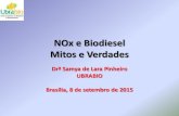 NOx e Biodiesel Mitos e Verdades - Governo do BrasilConcentração de Aldeídos devido ao uso de veículos que queimam etanol e GNV Orlando, J.P. “Estudo dos Precursores de Ozônio