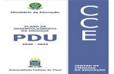 proplan.ufpi.br...127 Ministério da Educação - MEC Universidade Federal do Piauí - UFPI Centro de Ciências da Educação - CCE PLANO DE DESENVOLVIMENTO DA UNIDADE 2020 - 2022