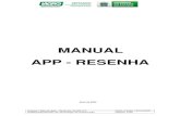 MANUAL APP - RESENHA · 2020. 6. 15. · Arquivo: Manual App - Resenha Versão 5.0 Data criação 15/04/2020 IAGRO/DTI/Divisão de Tecnologia da Informação Página 4/50 1. Introdução