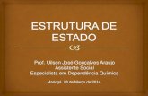 Prof. Uilson José Gonçalves Araujo Assistente Social ... · O Conceito de Estado varia segundo o ângulo em que é considerado: Do ponto-de-vista sociológico: é corporação dotada