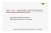 AE-712 - AEROELASTICIDADE - Instituto Tecnológico de ...gil/disciplinas/ae-249/ae-249-10.pdfde liberdade, considerando a teoria aerodinâmica não-estacionária de Theodorsen; Este