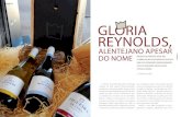 Gloria reynolds,...64 gloria reynolds tinto 2004 – O topo de linha da vinícola é um corte de Alicante Bouschet (70%) e Trincadeira (30%), com fermentação nos balseiros e passagem
