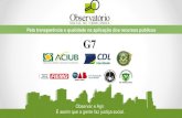 Observatório Social do Brasil – Uberlândia - Pela transparência e … · “Pela transparência e qualidade na aplicação dos recursos públicos” C 112/2016 PREFEITURA 42608
