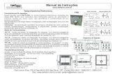 witerm Manual de InstruçõesAplicações: Na temporização automática de processos industriais tais como: partida de motores (estrela-triângulo, compensadoras e sequenciais), prensas