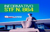 SUMÁRIO - concursos.grancursosonline.com.br · INFORMATIVO STF N. 864 On line Brasília, 8 a 12 de maio de 2017 Nº 864 Data de divulgação: 22 de maio de 2017 Este Informativo,