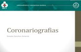 Coronariografias - HCI · Técnica Femoral •Punção, fioguia, dilatador, bainha, heparina 5000u e cateter de coronária, com torque e forma adequada para canulação
