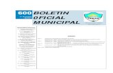BOLETIN 0FICIAL MUNICIPAL · 2017. 11. 14. · su carácter de socio gerente de CETA AUTOMOTORES SOCIEDAD DE RESPONSABILIDAD LIMITADA, solicita que se le otorgue una excepción a