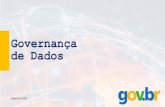Governança de DadosCorporativa Negócio TI Políticas, Padrões, Processos, Papéis, etc Gestores de dados de negócios Gestores de dados operacionais GD GTI Dados - informação