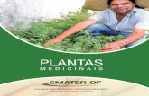 PLANTAS - Emater-DFemater.df.gov.br/wp-content/uploads/2018/06/cartilha...Planta medicinal é a denominação usada para determinar cer-tos tipos de plantas que possuem poderes terapêuticos1.