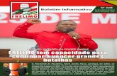 FRELIMO tem capacidade para continuar a vencer grandes batalhas · 2018. 3. 26. · no caminho do desenvolvimento. “Há muitos desafios, como em Cabo ... atravs do voto O Presidente