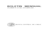 BOLETIN MENSUAL - Central Bank of Chile...2574 Boletín Mensual B anco Central de Chile Octubre 2002 trayectoria al alza, acorde con la evolución tanto efectiva como esperada de la