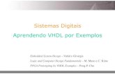 Sistemas Digitais Aprendendo VHDL por Exemplos€¦ · Sistemas Digitais Aprendendo VHDL por Exemplos Embedded System Design – Vahid e Givargis Logic and Computer Design Fundamentals