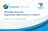 Situação Atual da Segurança Operacional no Brasil · Total de Acidentes Estimativa para 2013 Média Móvel (5 anos) Indicadores Acidentes Fatais - Tendências . Indicadores Acidentes