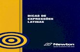 DICAS DE EXPRESSÕES LATINAS - Newton Paiva · 2020. 8. 24. · sões latinas, presta a deixar claro que a formação se dá em processo, ou seja, na cons-tante visada do futuro calcada