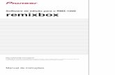 Software de edição para o RMX-1000 remixbox2 Pt índice Como ler este manual Os nomes das exibições, menus e botões neste manual encontram-se entre parêntesis. (por exemplo,